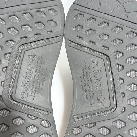 Adidas NMD R1 FY9387 Mesh Sneakers Running Shoes Workout Casual Black Womens 9 - Picture 8 of 10